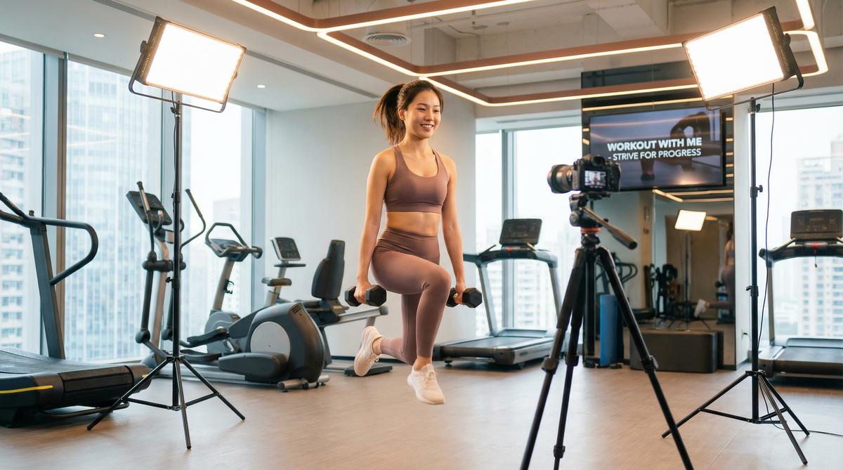 琉璃神社视频-TikTok风格健身视频教程